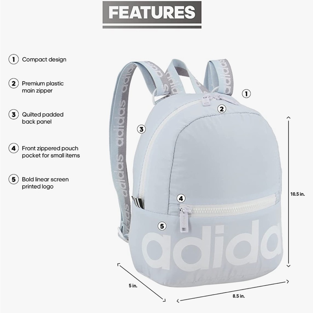 Adidas Linear Backpack - Picture 2 of 5